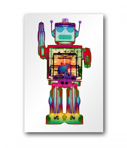 4N0D3 Robot X-ray art - 11"x14" Unframed print picture