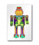 4J4X Robot X-ray art - 11"x14" unframed print