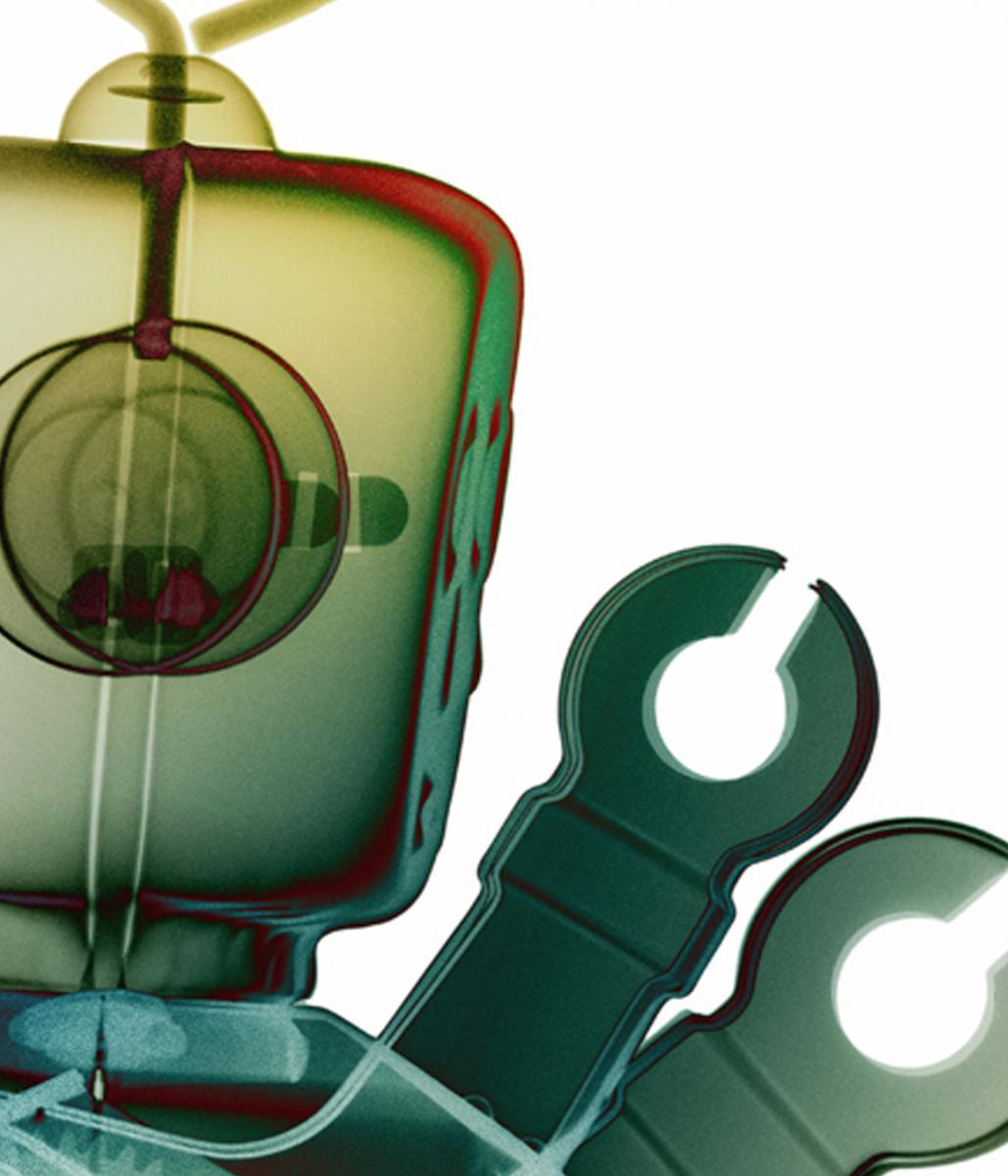 N30 Robot X-ray art  - 11"x14" Unframed print picture