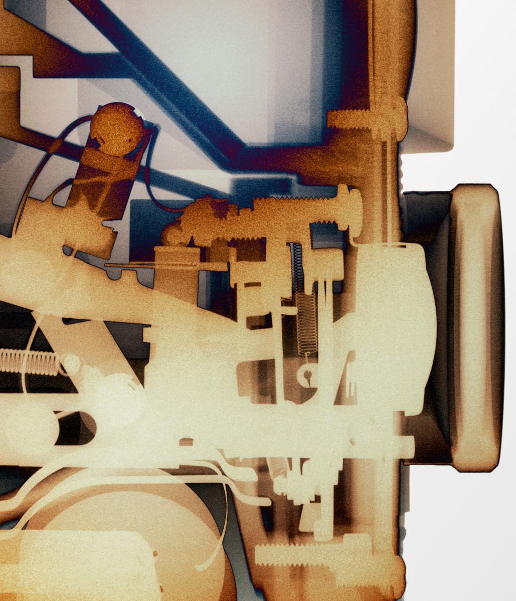 Argoflex Camera Side view x-ray art - Aluminum print picture