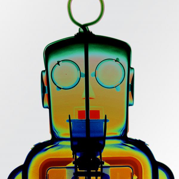 N30 Robot X-ray art  - Aluminum Print picture