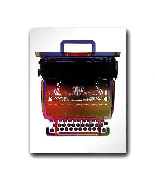 Ettore Sottsass Typewriter X-ray art - 11x14  Unframed print picture