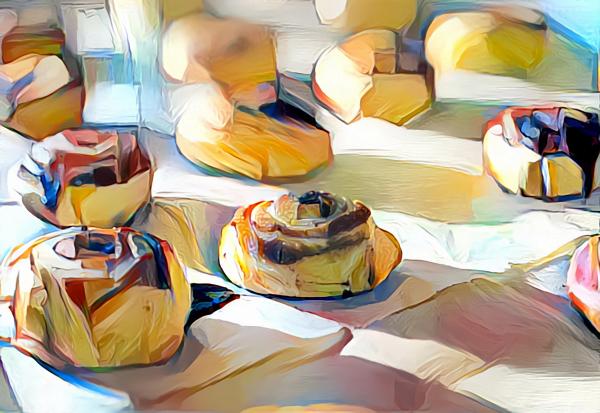Digit-Oil Painted Cakes picture