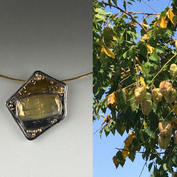 Moonshot Citrine necklace small