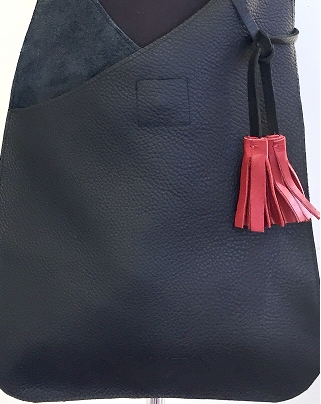 Large messenger, Black with red tassel picture