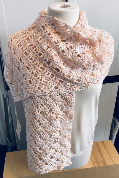 Shawl: Creme de la Lattice