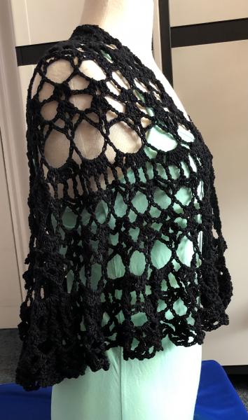Women's Shawl: Midnight Flow with Pin picture