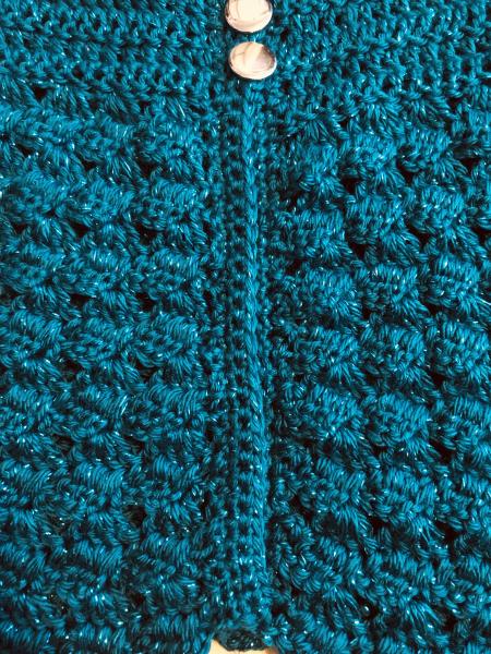 Girl’s Vest: Teal Sparkle picture