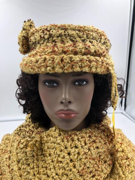 Hat-Scarf Set: Golden Sparkle picture