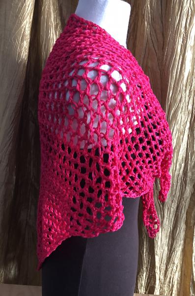 Shawl: Neon Pink Mesh picture