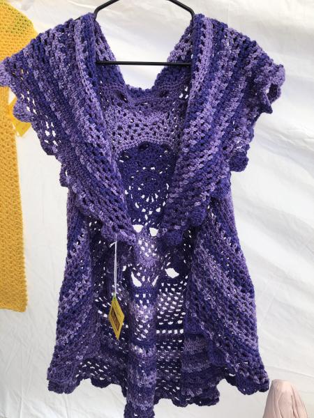 Women's Circular Vest: Purple Craze picture