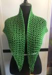 Woman's Shawl: Sooooooooo! Green Mesh