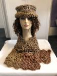 Hat-Scarf Set: Earth Tones