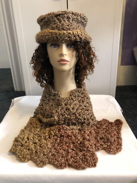 Hat-Scarf Set: Earth Tones picture