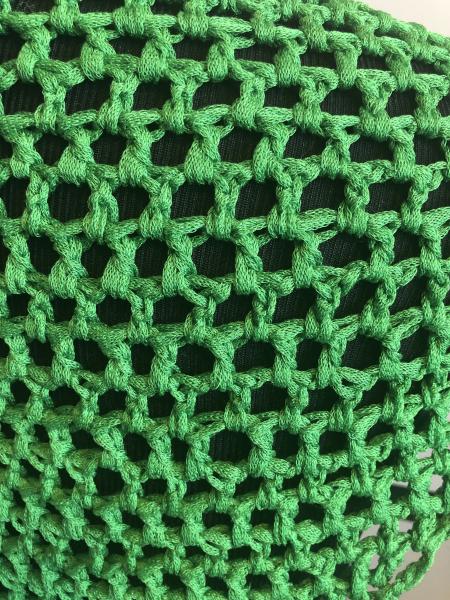 Woman's Shawl: Sooooooooo! Green Mesh picture