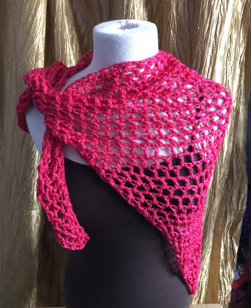 Shawl: Neon Pink Mesh picture