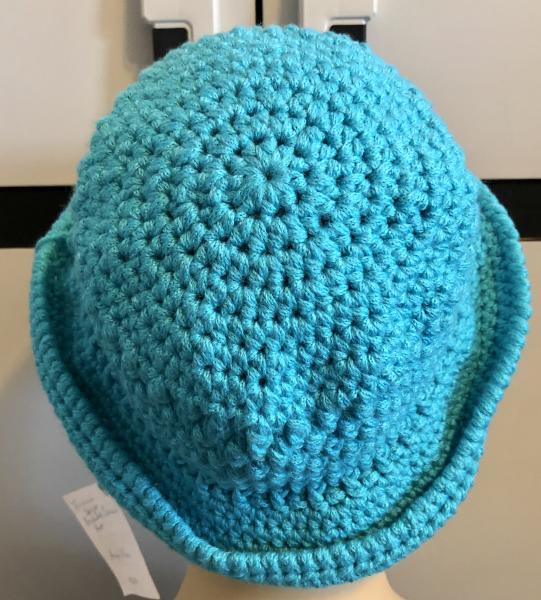 Women's Hat: Turquoise Brickwork picture