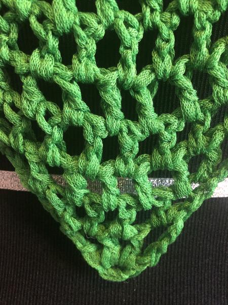 Woman's Shawl: Sooooooooo! Green Mesh picture