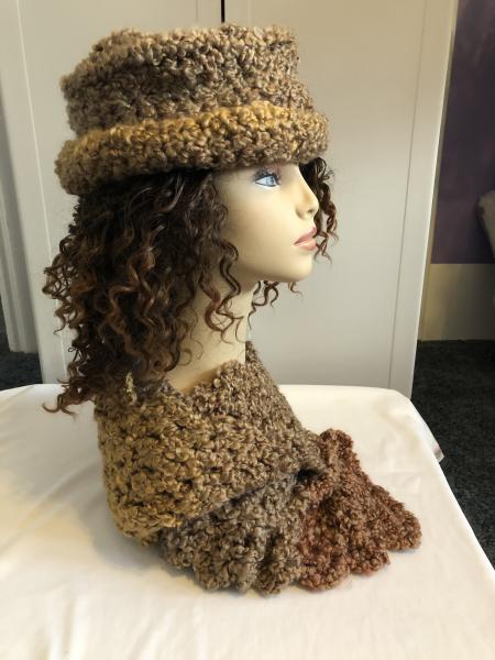 Hat-Scarf Set: Earth Tones picture