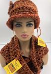 Hat-Cowl Set: Wildfire