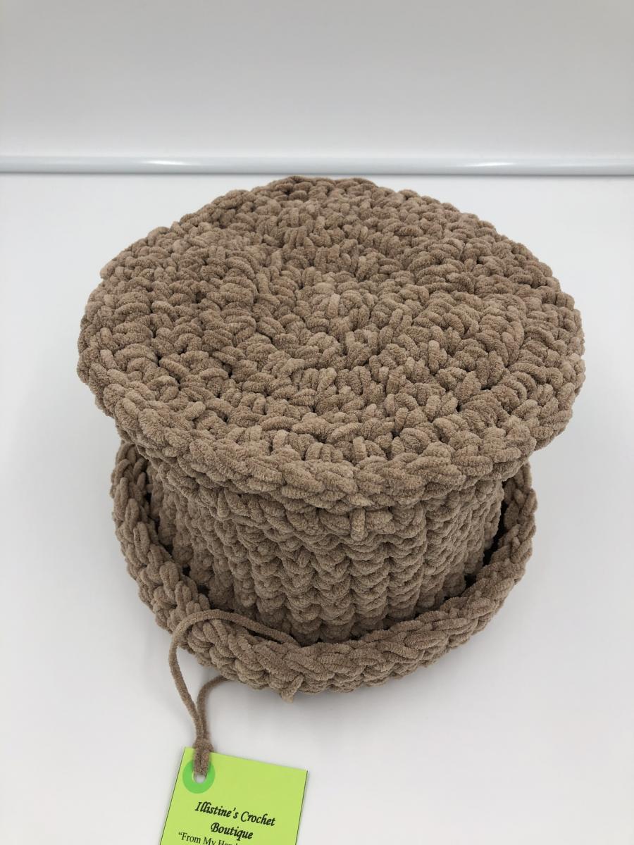 Top Hat-Wrap Set: Taupe "Janice" picture