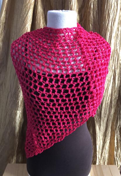 Shawl: Neon Pink Mesh picture