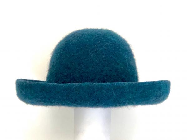 Brimmed Hat with Optional Flower Pin, Teal picture