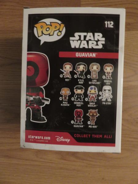 STAR WARS THE FORCE AWAKENS #112 GUAVIAN Funko Pop picture