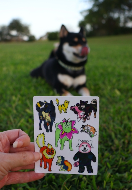 Gabbermon sticker sheet (volume 3)