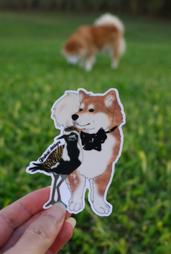 Tuxedo coat sticker