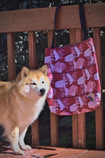 Canvas tote (red Moody Blosses) picture