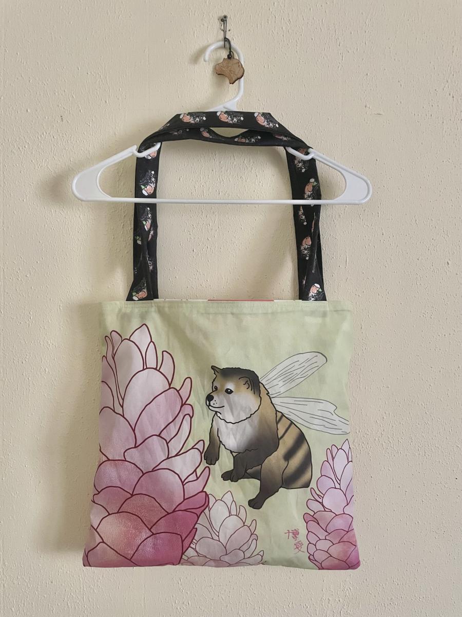Mr. Bee x Meliacups reverse tote picture