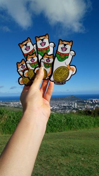 Maneki-inu sticker picture