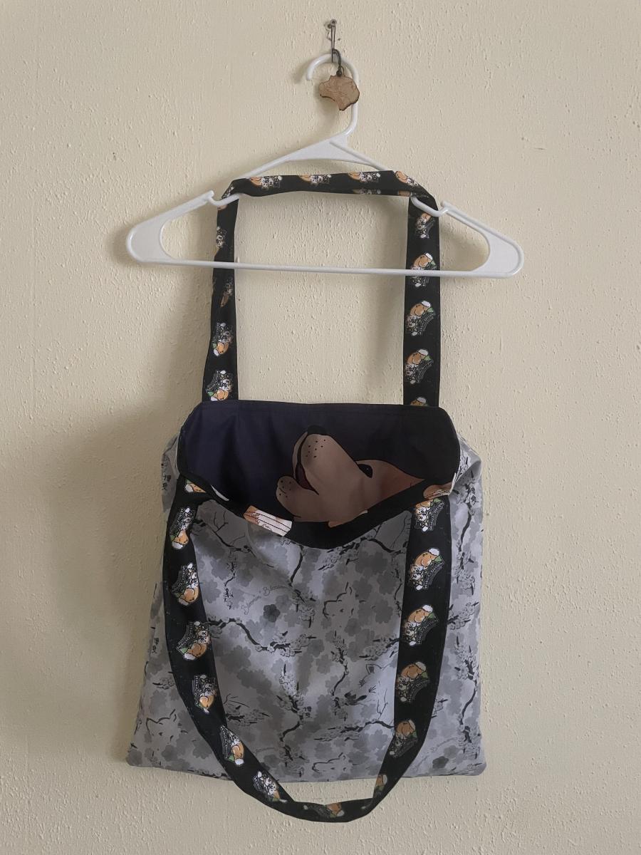 Hala Howl x Bloomin' Blossom reverse tote picture