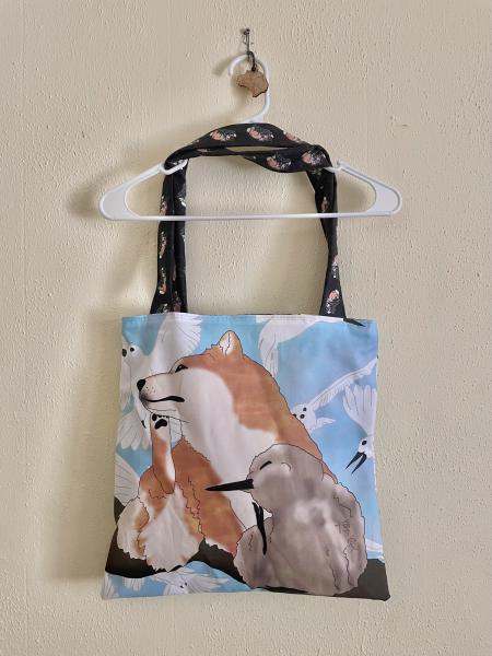 Scritches x Ohia Breeze (yellow) reverse tote