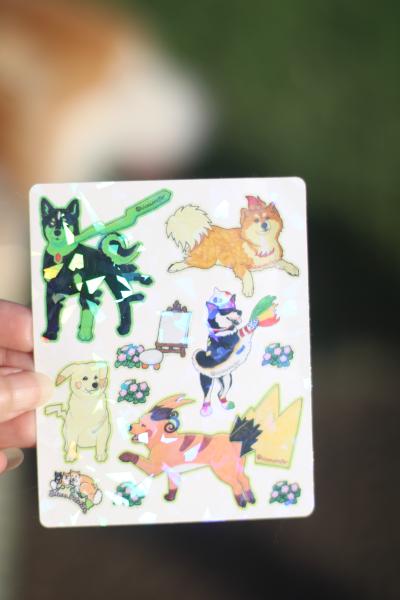 Gabbermon sticker sheet (volume 4)