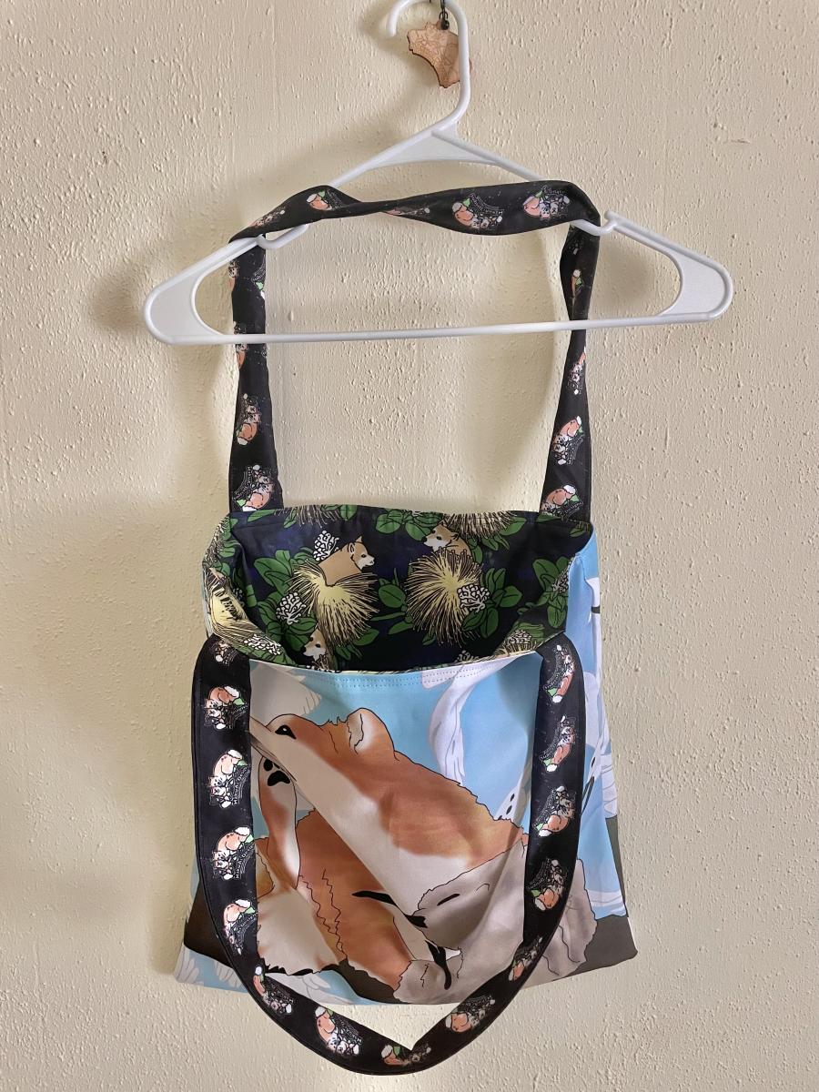 Scritches x Ohia Breeze (yellow) reverse tote picture