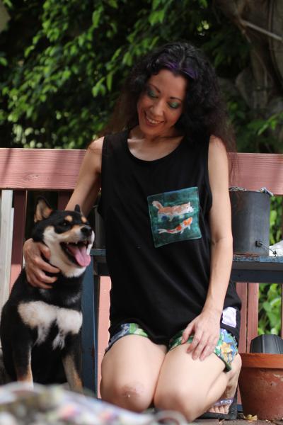 Blosswimming pocket tee/tank