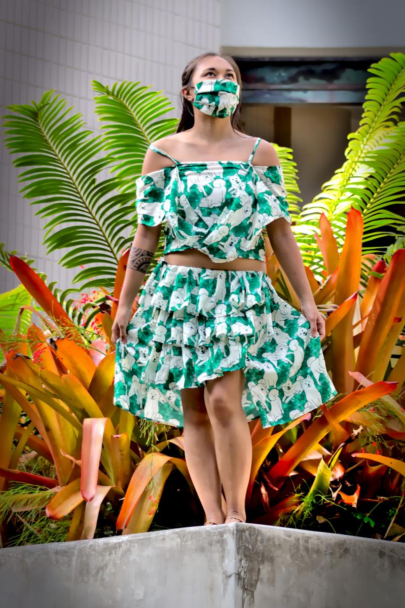 Booette-style gabber gown and skirt set picture