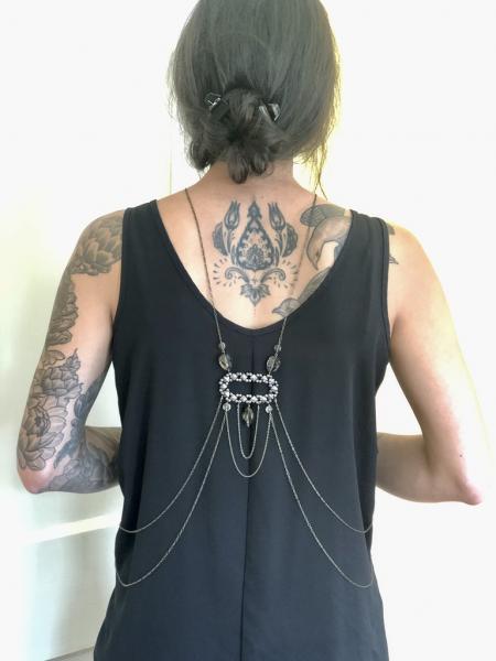 Victorian Steel Cut Buckle Jewelry Shrug