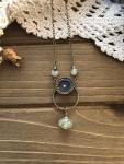 Small Victorian button necklace