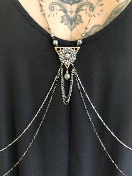 Victorian Steel Cut Button Jewelry Shrug picture