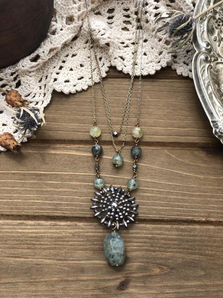 Multi strand Victorian Button necklace picture