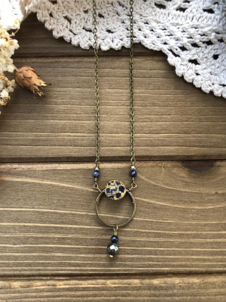 Small Victorian button necklace