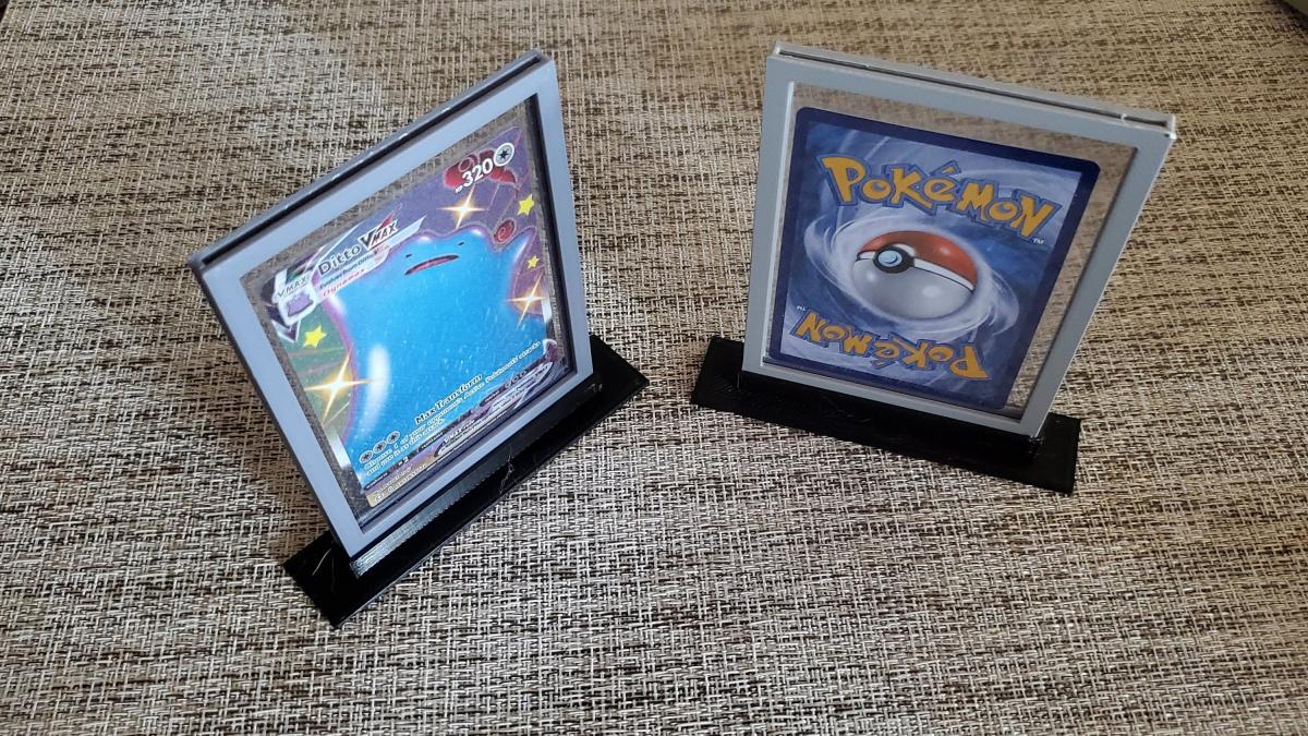 Trading Card Display for Toploaders | Pokemon YuGiOh Magic Dragonball Digimon picture