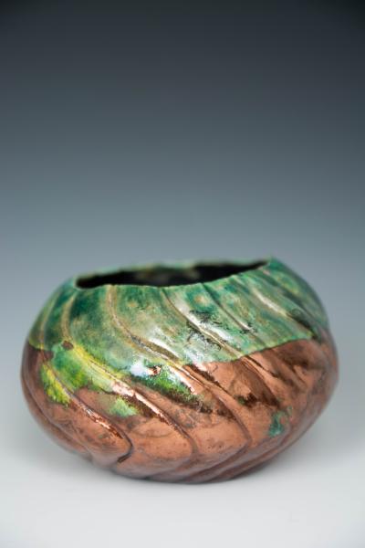 Raku pinch pot picture