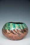 Raku pinch pot