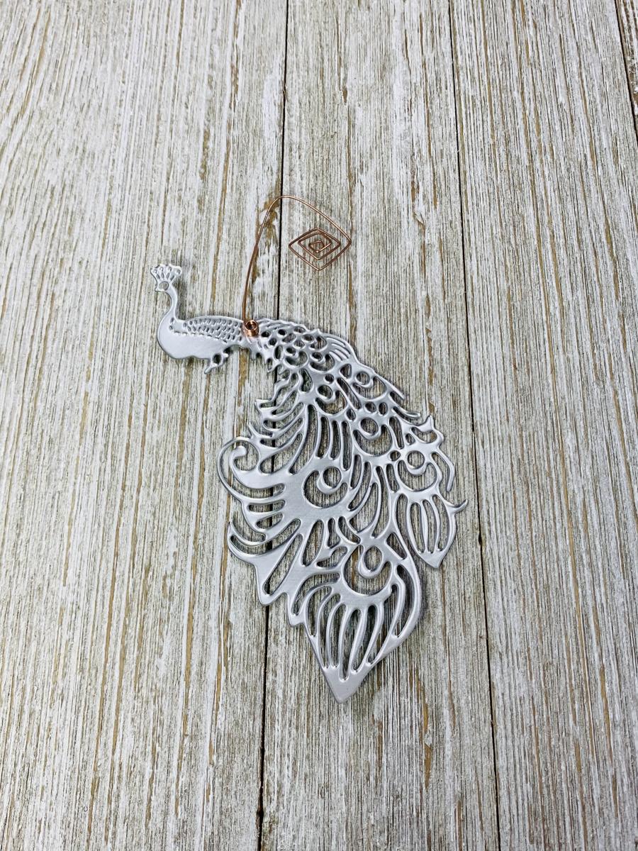 Peahen, Peacock Ornament picture