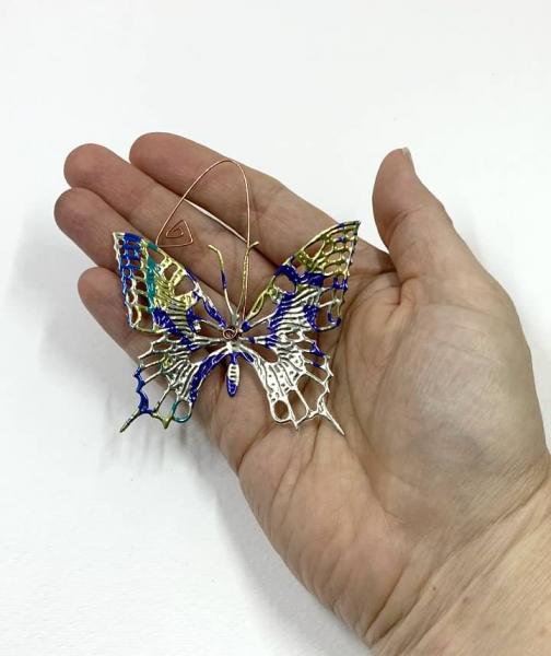 Butterfly Decoration/Ornament made out of Recycled Aluminum Can picture