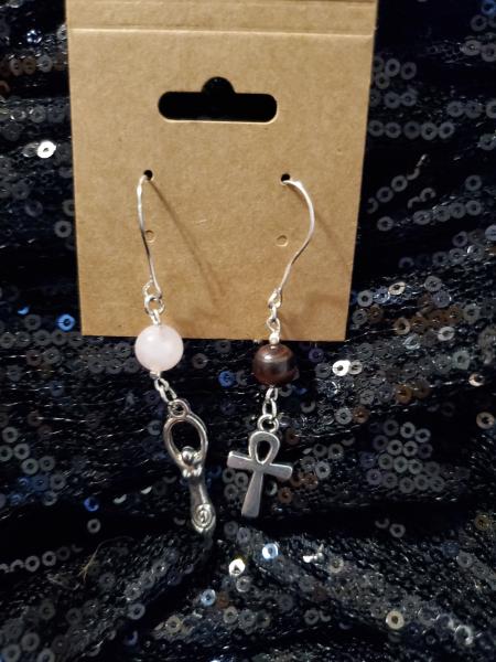 GODDESS & ANKH EARRINGS picture